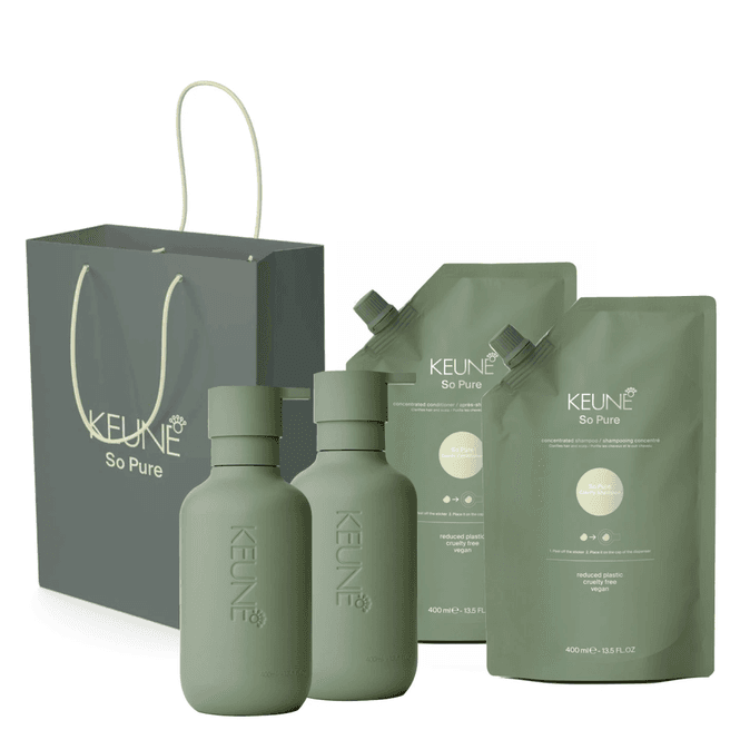 Hovedbilde So Pure Clarify shampoo & balsam + pumpeflasker ...
